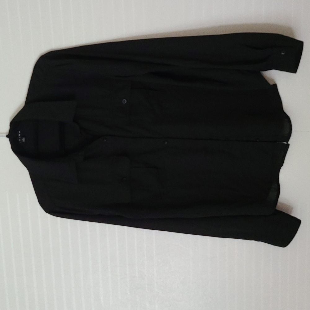 Timing Women's Long Sleeve Black Blouse Size Large
